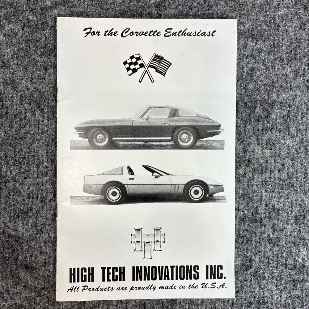 Vintage Corvette Performance Brochure High Tech Innovations HEI Distributor